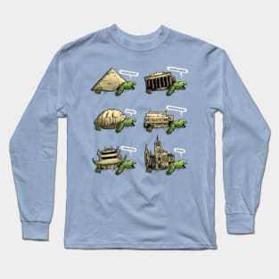 Turtle architecture Long Sleeve T-Shirt